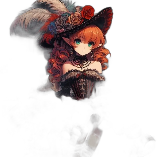 hat, staff, dragon, animal transparent PNG cut-out