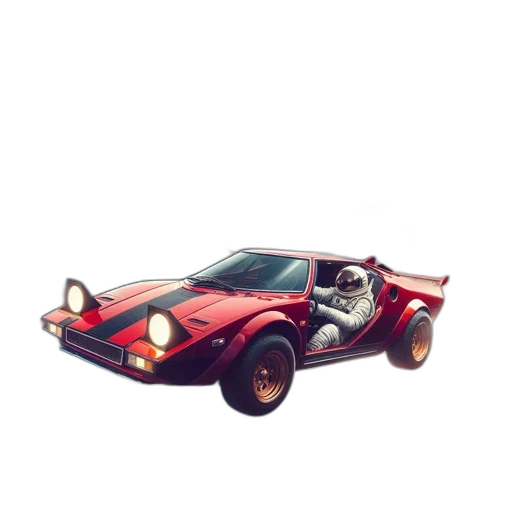 car, weapon, concept art, 3d render transparent PNG cut-out