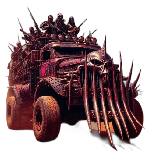 car, weapon, hair, robot transparent PNG cut-out