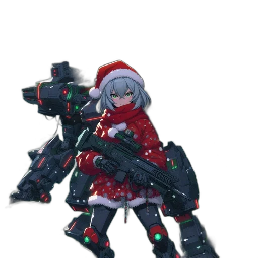 weapon, robot, concept art, 3d render transparent PNG cut-out