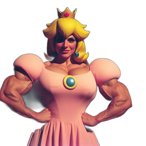 dress, crown, weapon, 3d render transparent PNG cut-out