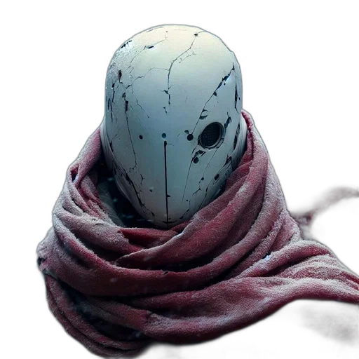 mask, face, creature, robot transparent PNG cut-out