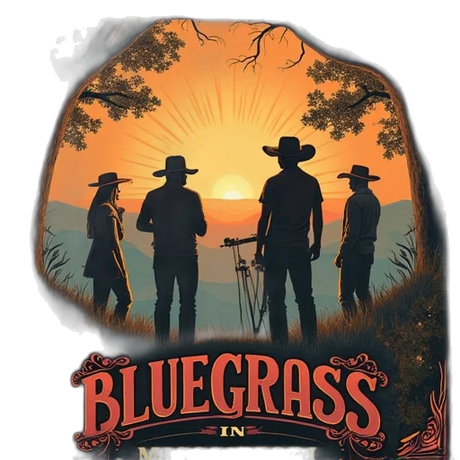 sunset, american, bluegrass, mississippi transparent PNG cut-out