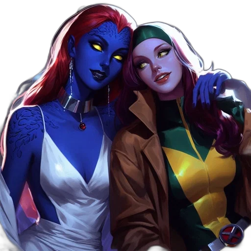 comic book art, concept art, fantasy art, cyberpunk transparent PNG cut-out