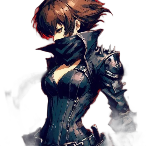 jacket, weapon, mask, dress transparent PNG cut-out