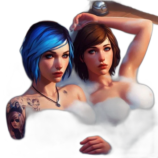 concept art, fantasy art, photorealistic, pixel art transparent PNG cut-out