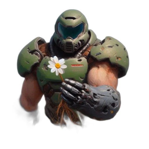 weapon, robot, flower, mask transparent PNG cut-out