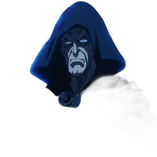 mask, staff, hat, jacket transparent PNG cut-out