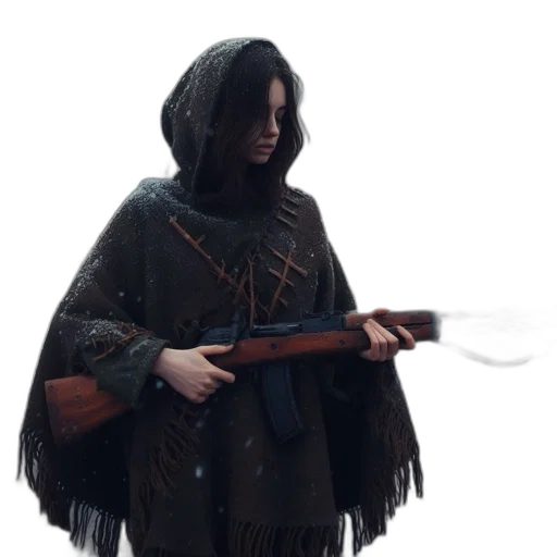 weapon, staff, jacket, sword transparent PNG cut-out