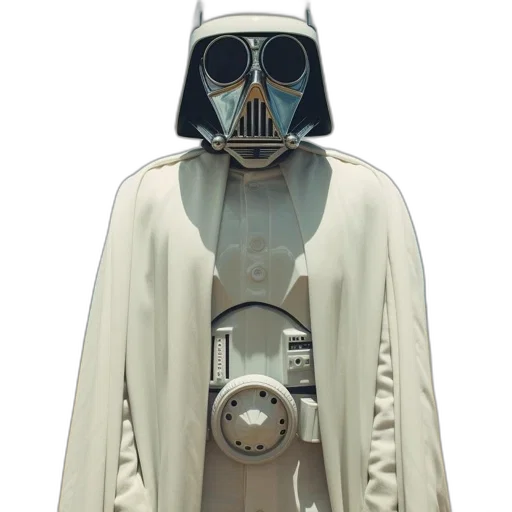 jacket, staff, mask, robot transparent PNG cut-out