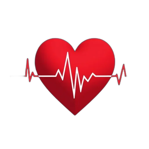 poster, red, heart, center transparent PNG cut-out