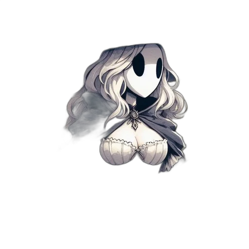 mask, hair, jewelry, dress transparent PNG cut-out