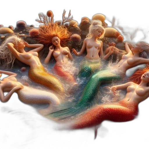 hair, dragon, creature, crown transparent PNG cut-out