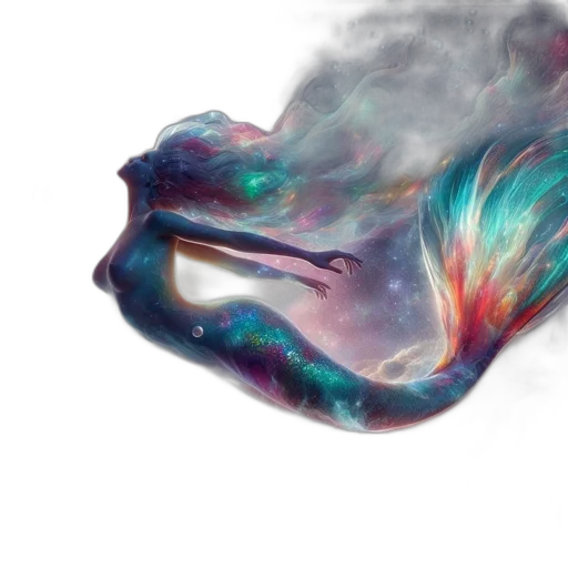 mask, dragon, hair, crown transparent PNG cut-out