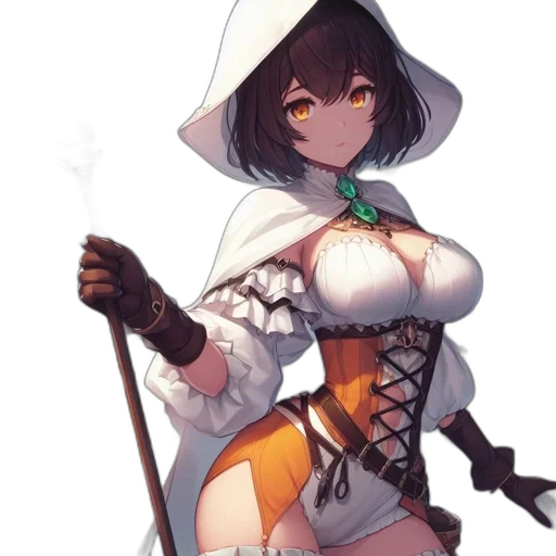 staff, sword, weapon, dress transparent PNG cut-out