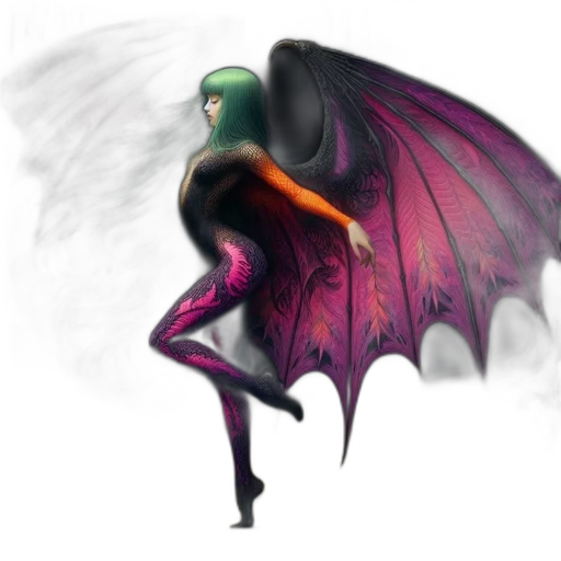 dragon, creature, umbrella, concept art transparent PNG cut-out