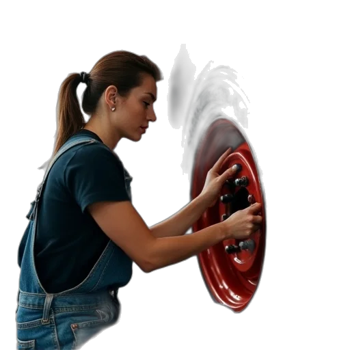 weapon, hair, car, staff transparent PNG cut-out