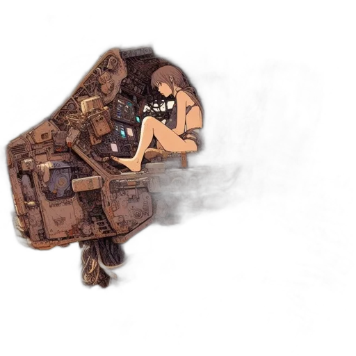 mask, robot, weapon, staff transparent PNG cut-out