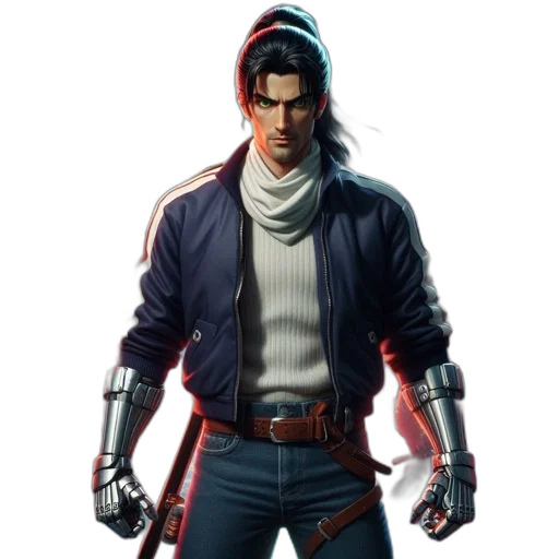 jacket, weapon, face, mask transparent PNG cut-out