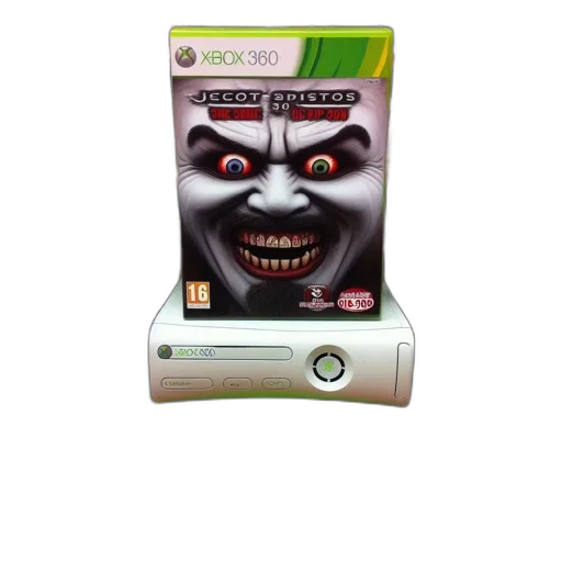 3d render, concept art, xbox, 360 transparent PNG cut-out