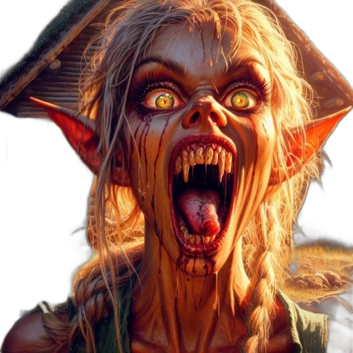 face, creature, mask, staff transparent PNG cut-out