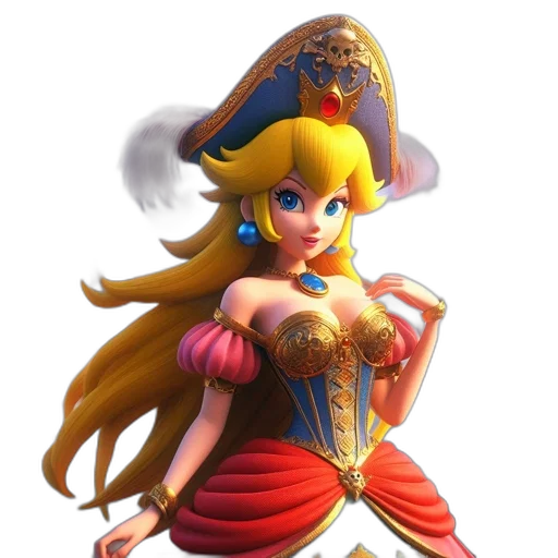 dress, crown, hat, staff transparent PNG cut-out