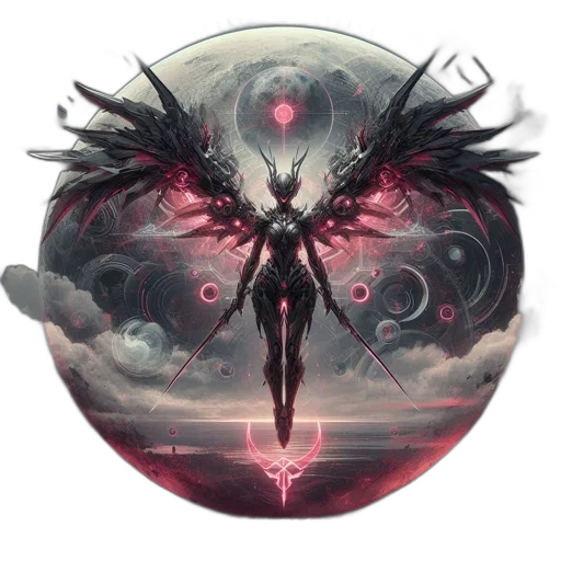 dragon, sword, mask, weapon transparent PNG cut-out