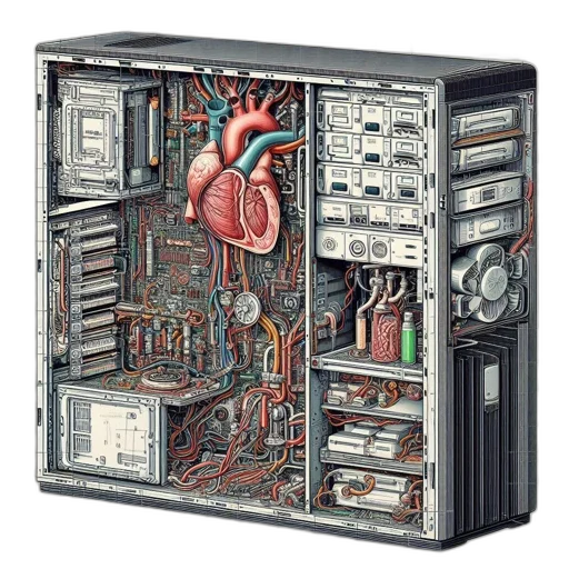 robot, furniture, cyberpunk, concept art transparent PNG cut-out