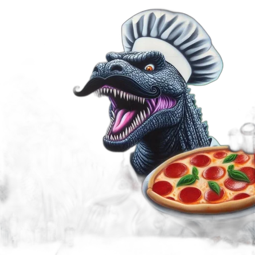 food, dragon, animal, creature transparent PNG cut-out