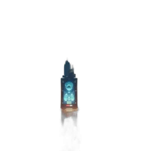 bottle, building, weapon, robot transparent PNG cut-out