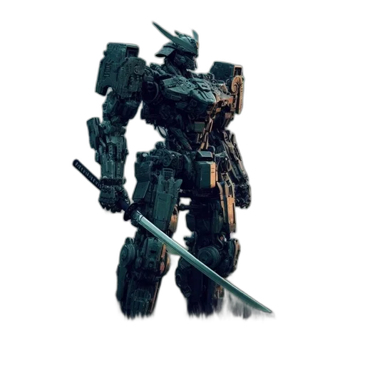 robot, weapon, sword, staff transparent PNG cut-out