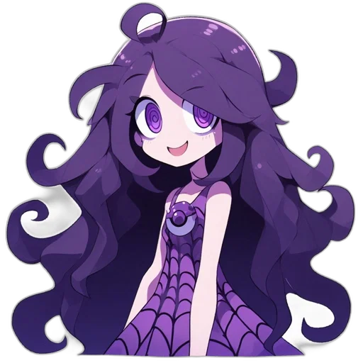 hair, dress, creature, crown transparent PNG cut-out