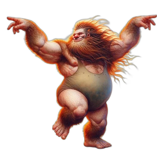 creature, animal, hair, concept art transparent PNG cut-out