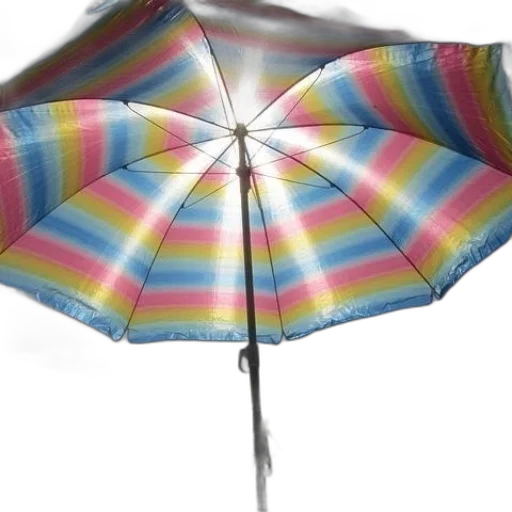 umbrella, jacket, staff, hat transparent PNG cut-out