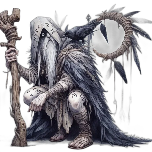 creature, staff, dragon, mask transparent PNG cut-out