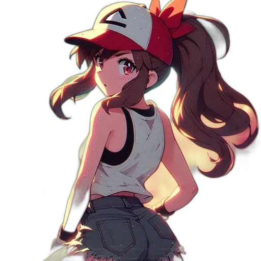 hat, staff, dress, weapon transparent PNG cut-out