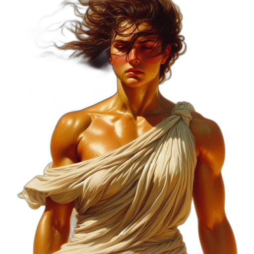 fantasy art, concept art, comic book art, photorealistic transparent PNG cut-out