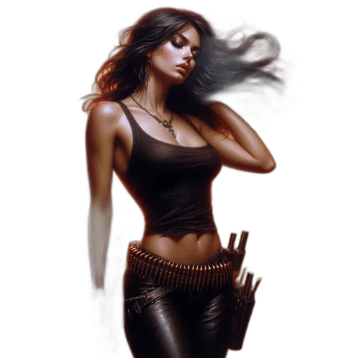weapon, fantasy art, concept art, comic book art transparent PNG cut-out