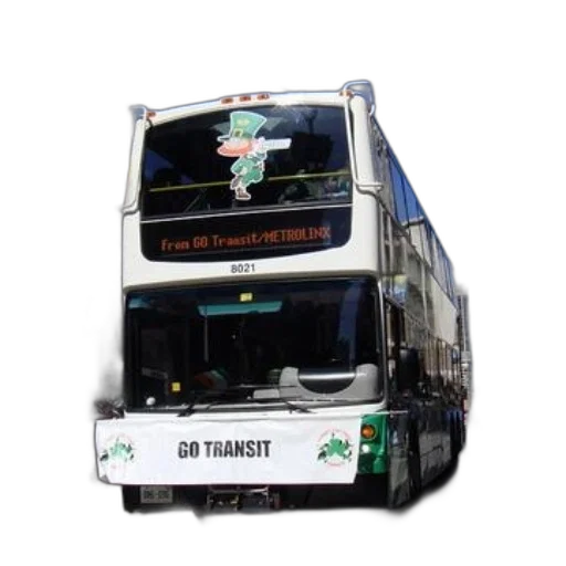 photorealistic, 3d render, concept art, double-decker transparent PNG cut-out