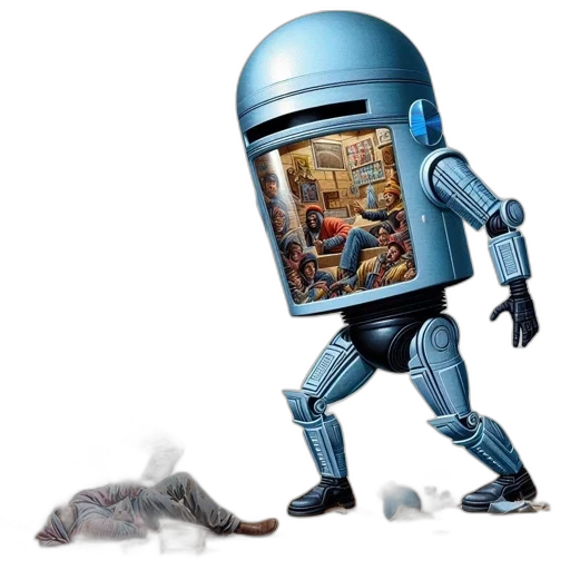 robot, weapon, creature, concept art transparent PNG cut-out