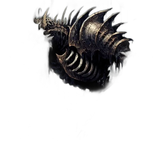 dragon, mask, creature, hair transparent PNG cut-out