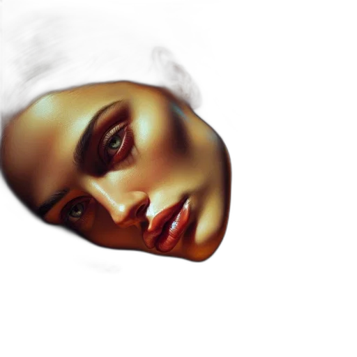 face, mask, crown, creature transparent PNG cut-out