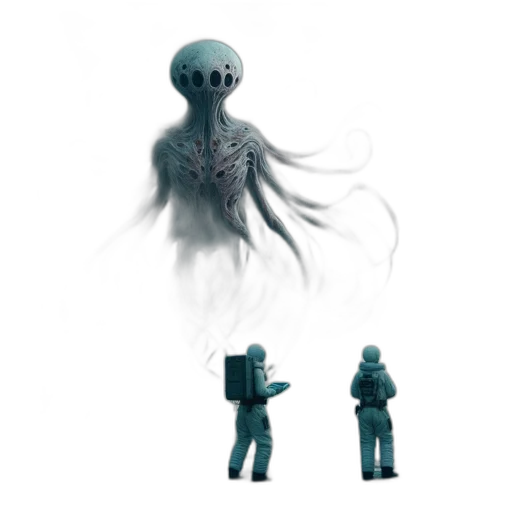 creature, robot, concept art, 3d render transparent PNG cut-out