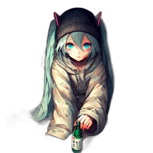 bottle, weapon, staff, creature transparent PNG cut-out