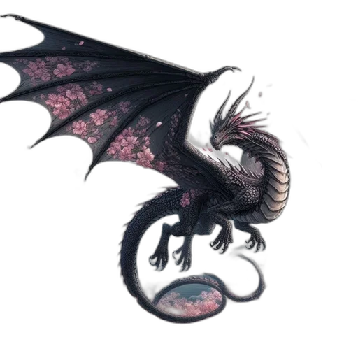 dragon, creature, staff, animal transparent PNG cut-out