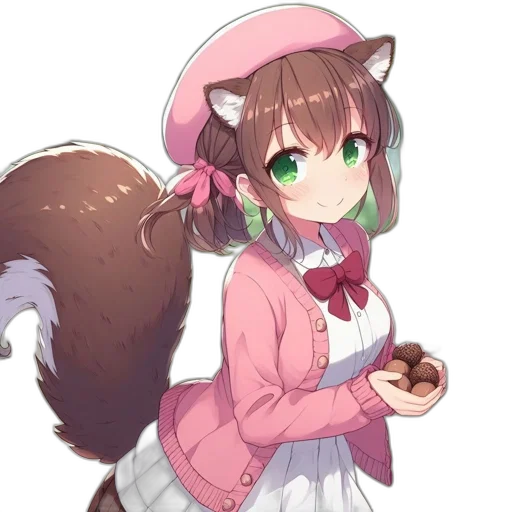 staff, hat, creature, animal transparent PNG cut-out