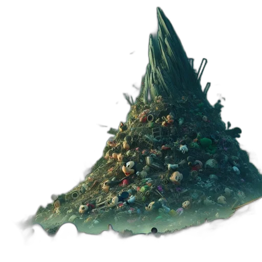 crown, tree, hat, bottle transparent PNG cut-out