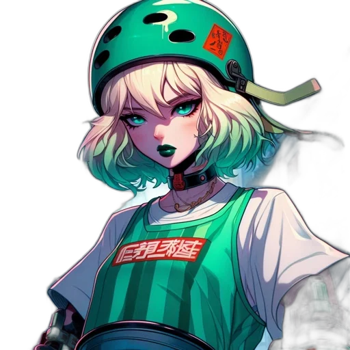 weapon, robot, jacket, staff transparent PNG cut-out