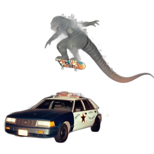 car, creature, dragon, animal transparent PNG cut-out