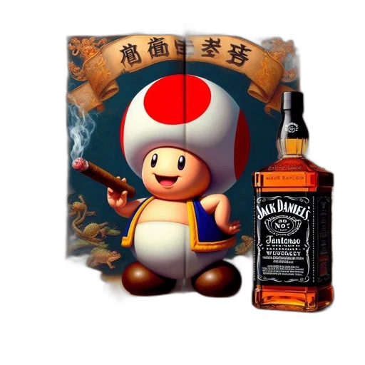 bottle, robot, concept art, 3d render transparent PNG cut-out